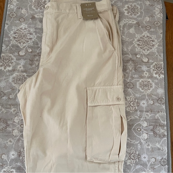 Madewell Women's Garment-Dyed Low-Slung Straight Cargo Pants Size 33 - Picture 9 of 12